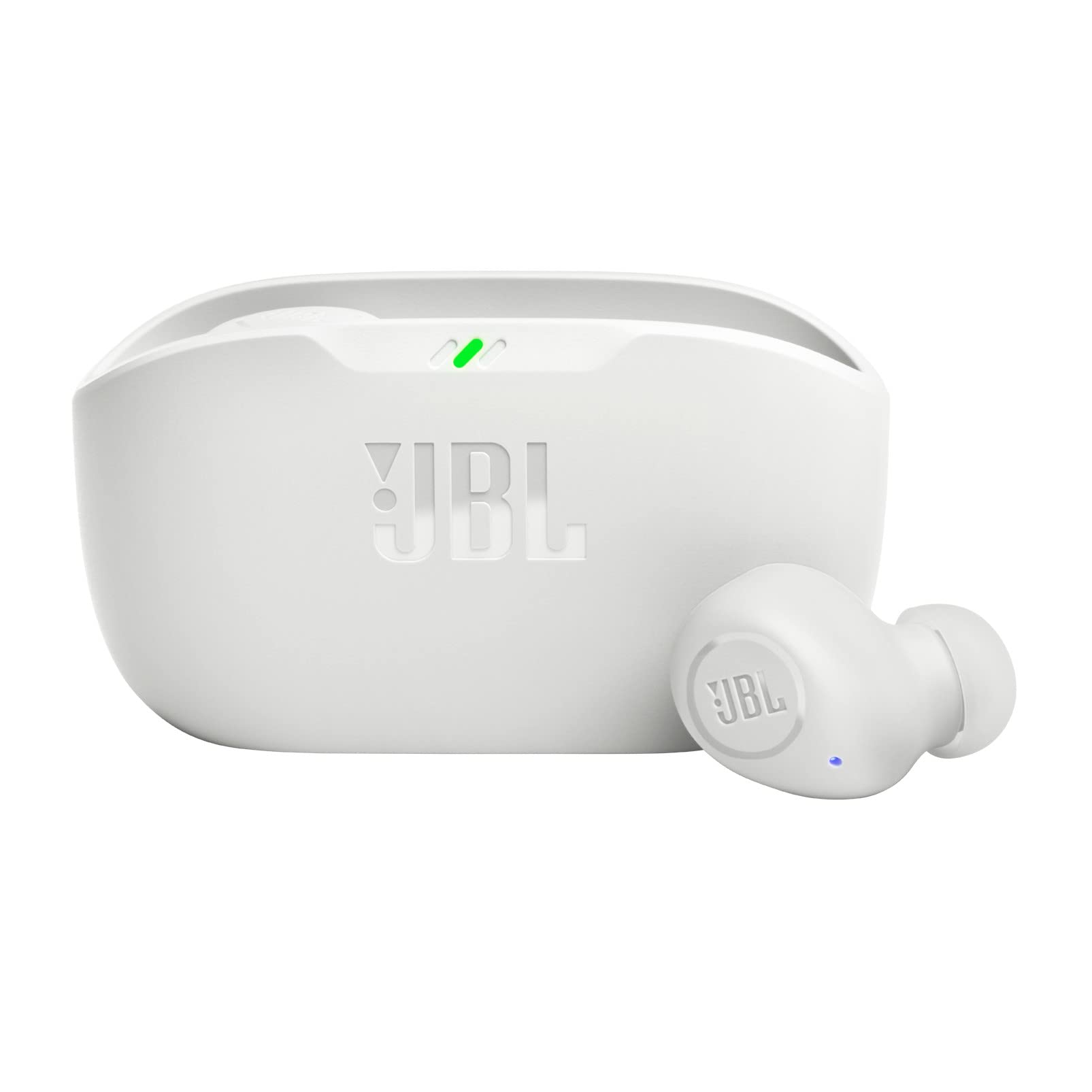 JBL WAVE BUDS 完全ワイヤレスイヤホン Bluetooth/IP54防水防塵/アプリ対応USBタイプC/ホワイト JBLWBUDSWHT 小