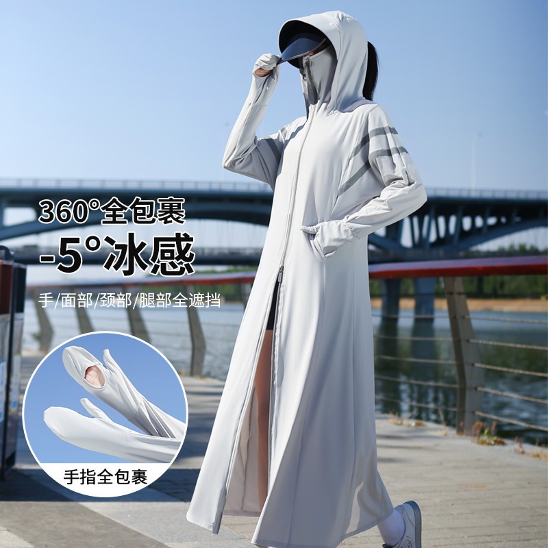 夏の女性のための日焼け止め服uv対照明されたシルクロングスタイルフルボディラージハットブリムupf50+ビニール通気性服 2222222 5,446円