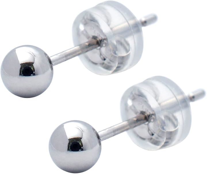 Piena ピエナプラチナ900 Pt900 4mmボール 丸玉 一粒 スタッド シンプル 日本製 ピアス レディース メンズ