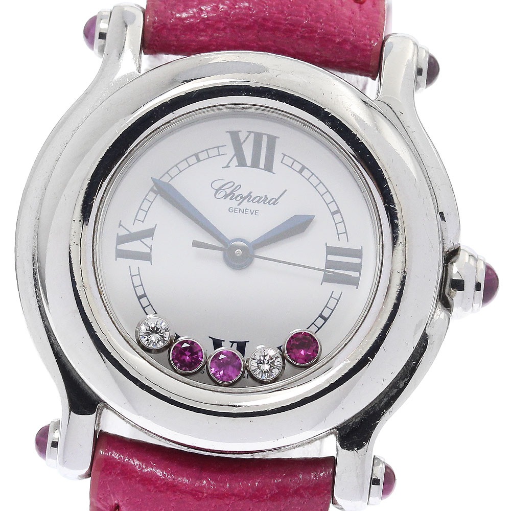 ショパール Chopard 27/8245-42 ハッピースポーツ 5P クォーツ レディース _895050【中古】