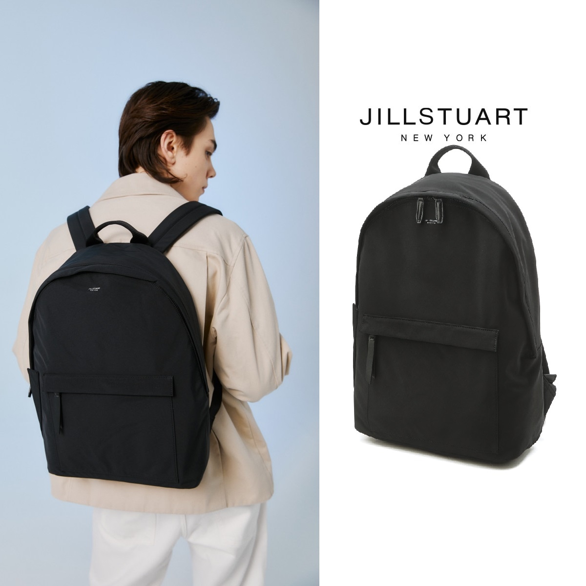 [22FW][MATEO]Basic Backpack Blackデイリー 新学期 新商品 韓国人気 日常用 男女共用 学生バッグ デイリーバックパック スクールバッグ 韓国ファッション 韓国人気 男