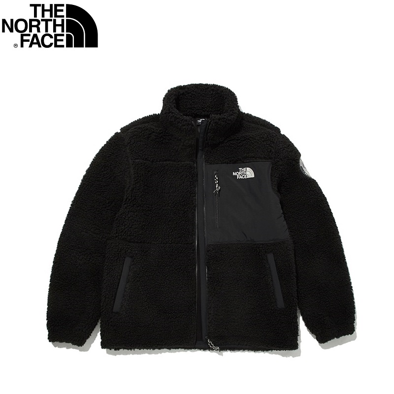 PLAY GREEN FLEECE JACKET フリース ブラック ホワイトレーベル 韓国限定 , PLAY GREEN, フリース