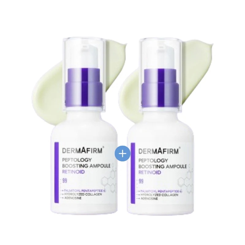 (+ヒュニンカイミラーキーリング贈呈)(1+1)ペプトオロジーブースティングアンプルレチノイド30ml+30ml #毛穴改善アンプル