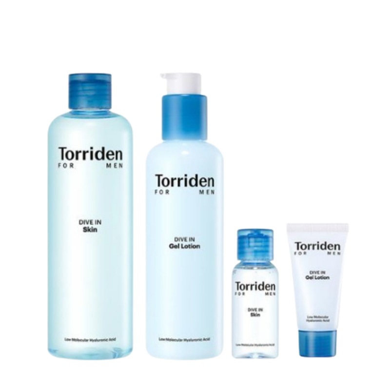 ダイブ イン フォーメン 低分子 ヒアルロン酸 スキン+ジェロション 2種 セット（+スキン30ml+ジェロション20ml）