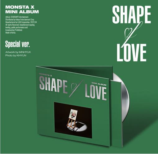 [未開封新品] MONSTA X ミニアルバム 11集 SHAPE of LOVE Special ver 8,788円