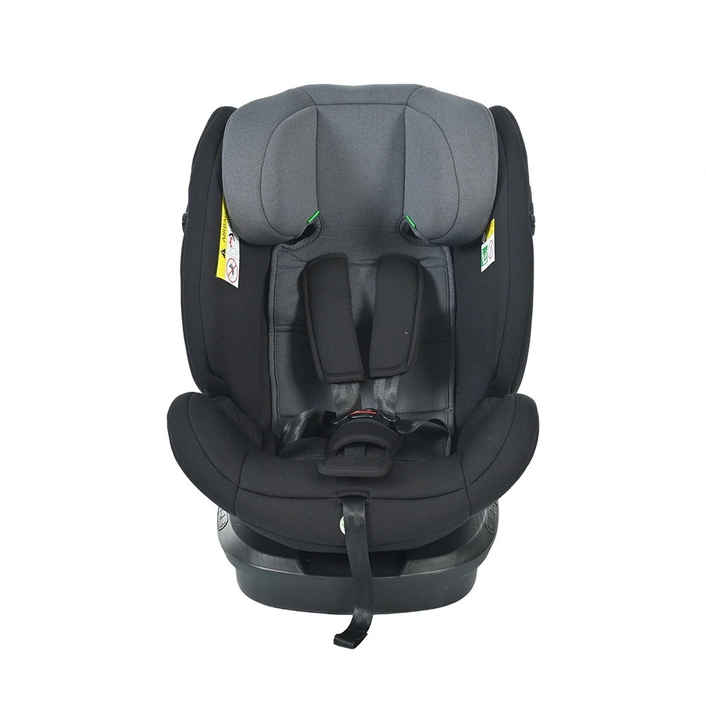 トップテザーチャイルドシート 新生児 ISOFIX 0歳～12歳 360度回転式 40～150cm ジュニアシート 調節可能 洗える 超広いキャノピー付き ベビーシート 出産祝い 車