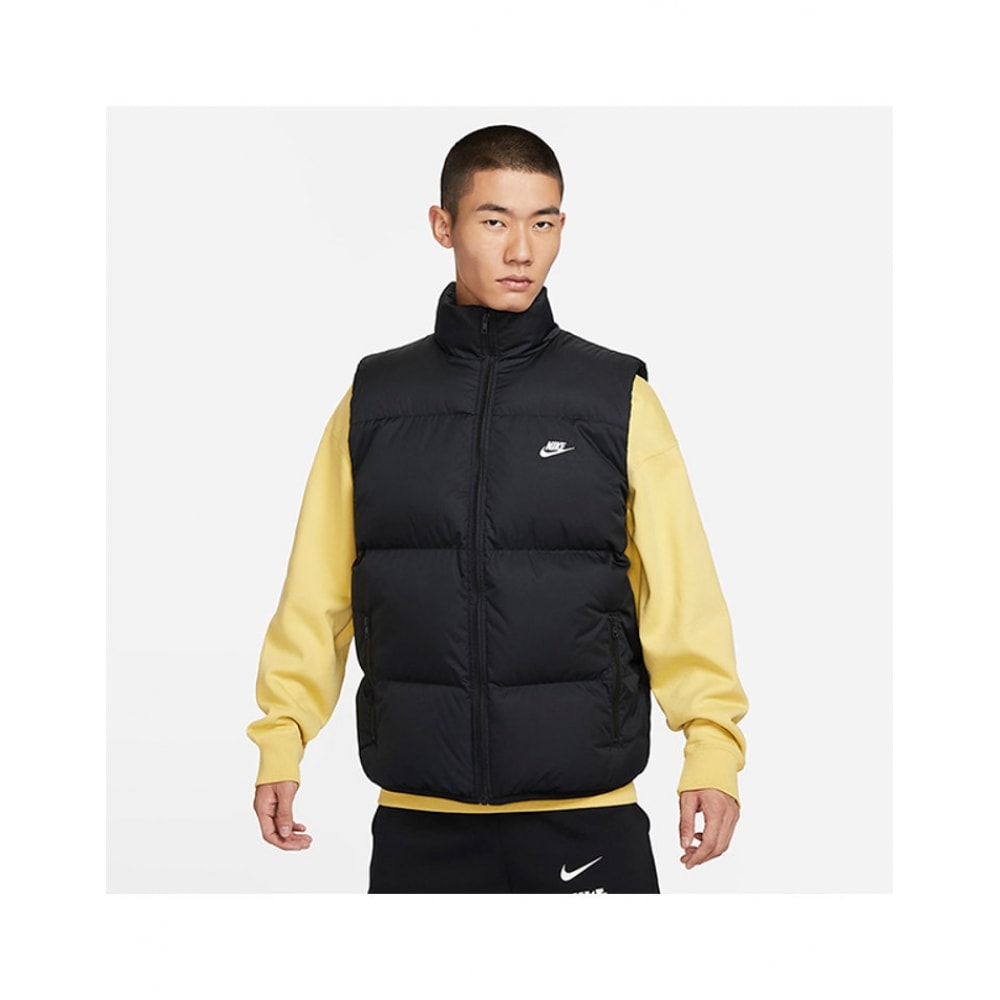 国内店ナイキパッド入りベストクラブプリマロフト撥水パディングベスト FB7374-010 S2411