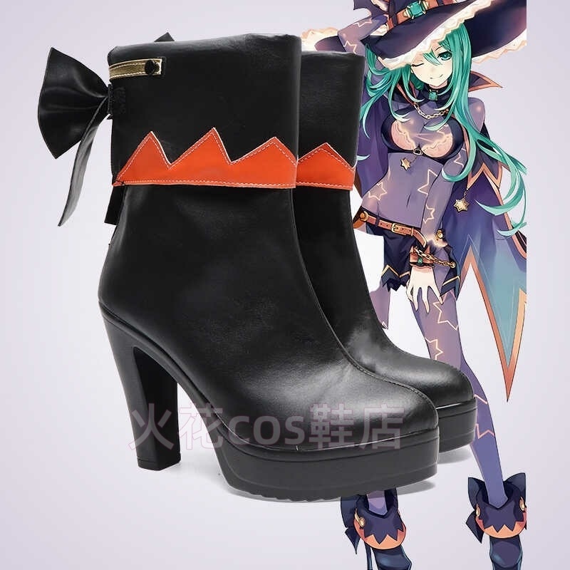 コスプレ靴デートライブ: 七つの大罪コス靴大きいサイズのハイヒールの高さを高めるためにカスタムメイドコミックショーは写真によるとカスタマイズをサポート