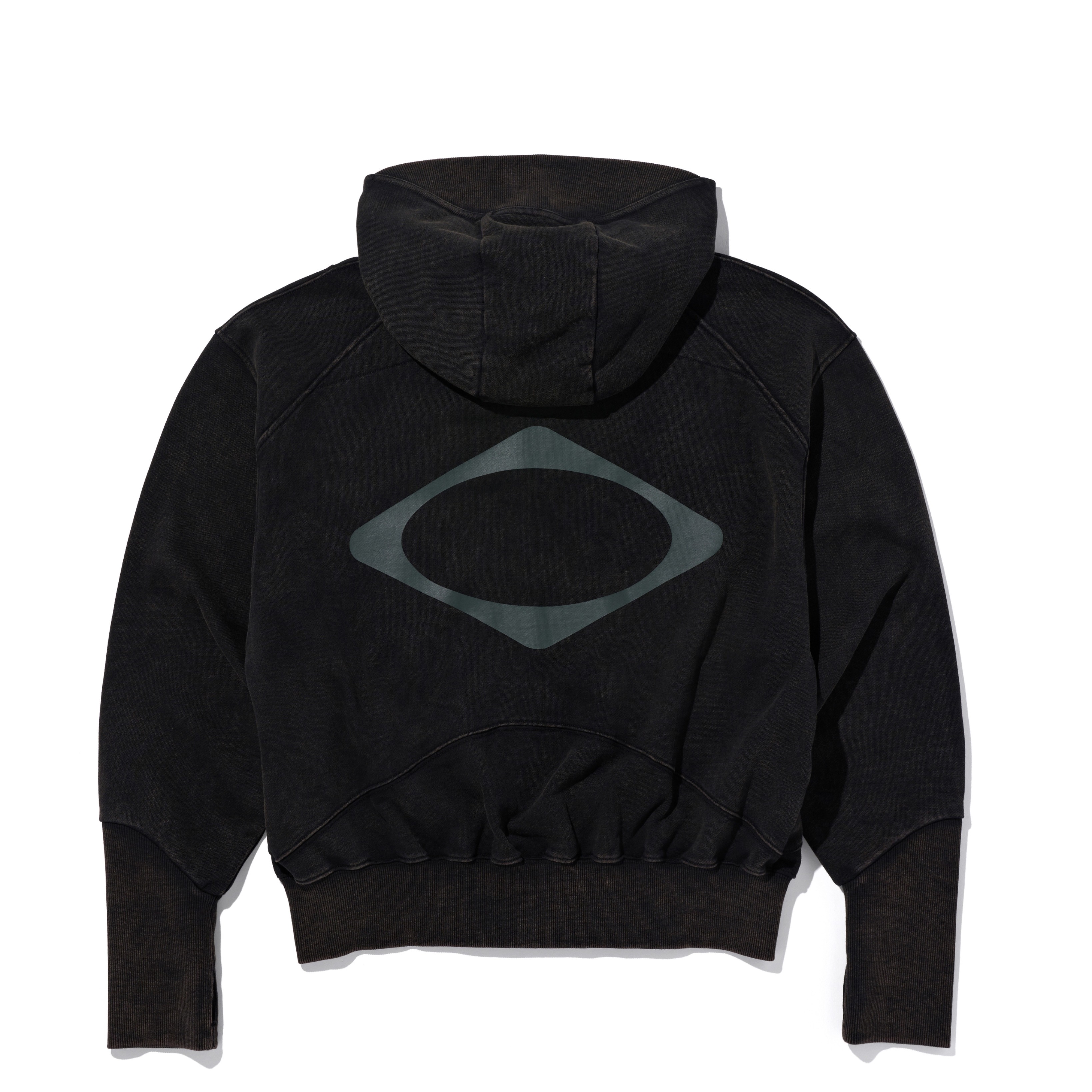 BIG POCKET HOODIE_WASHED BLACK