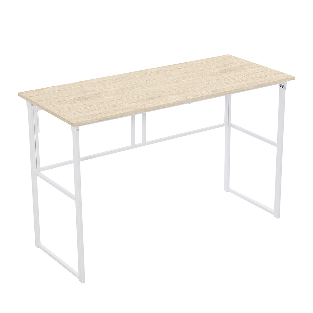 パソコンデスク シンプルワークデスク ゲーミングテーブル 幅120cm PCデスク 学習机 勉強机 折りたたみ 完成品 木製 しっかりした構造 おしゃれ