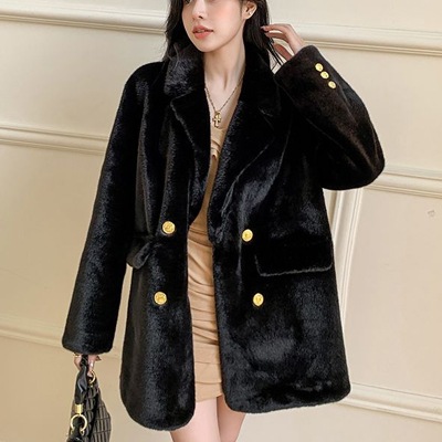 ブルゾン ジャケット秋冬 アウタ プードルファージャケットもこもこプードルボア風ふわふわファーコート4 6,569円