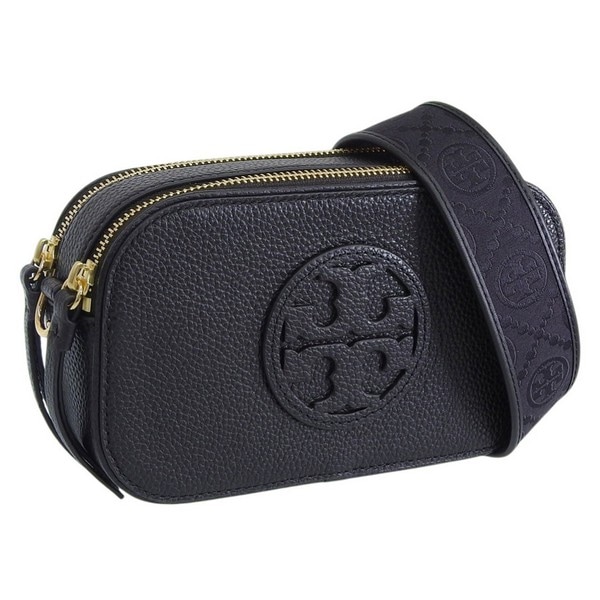 トリーバーチ バッグ レディース ショルダーバッグ ミラー ミニ レザー ブラック MILLER MINI CROSSBODY BAG 171956-001 TORY BURCH