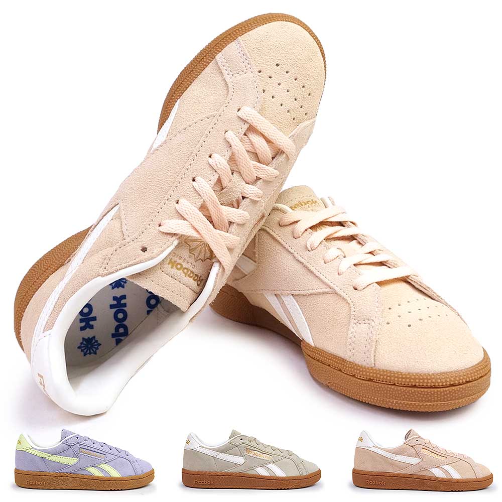 スニーカー レディース クラブシー グラウンズ UK ローカット スエード カジュアル