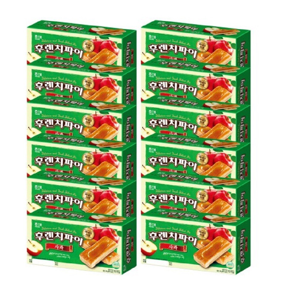 韓国-K MEAL-フレンチパイ謝罪192g 12個(ボックス)おやつ事務室学校甘くかりっと高級デザート国内産のリンゴプレゼント-K FOOD