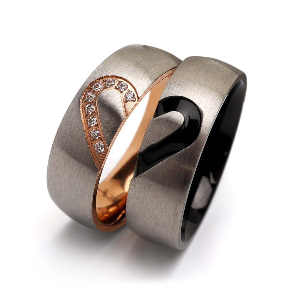 ステンレス ペアリング ハート [r515] 5,422円