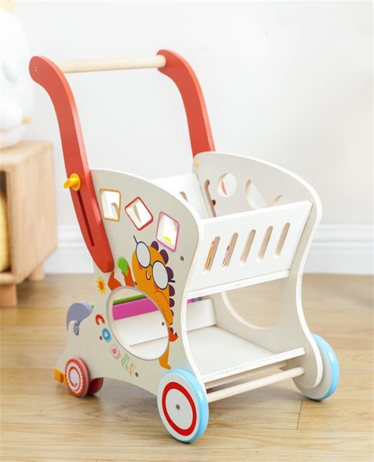 早い者勝ち 子供用おもちゃ 知育玩具 早教 赤ちゃん用スクーター 手押し車 赤ちゃん用歩き方 歩行補助車 ショッピングカート 木製おもちゃ 知能開発 多機能スクーター 手押し車 赤ちゃん 木のおもちゃ