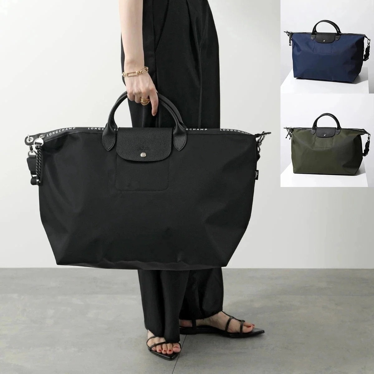 Longchamp ロンシャン トラベルバッグ Le Pliage Energy ル プリアージュ エナジー L1624 HSR レディース トートバッグ エコナイロン 鞄 カラー3色