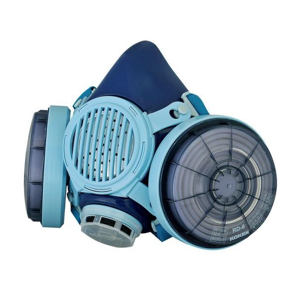 興研 半面形防じんマスク 7191DK－03ガタ ワークサポート 保護具 防塵マスク交換式