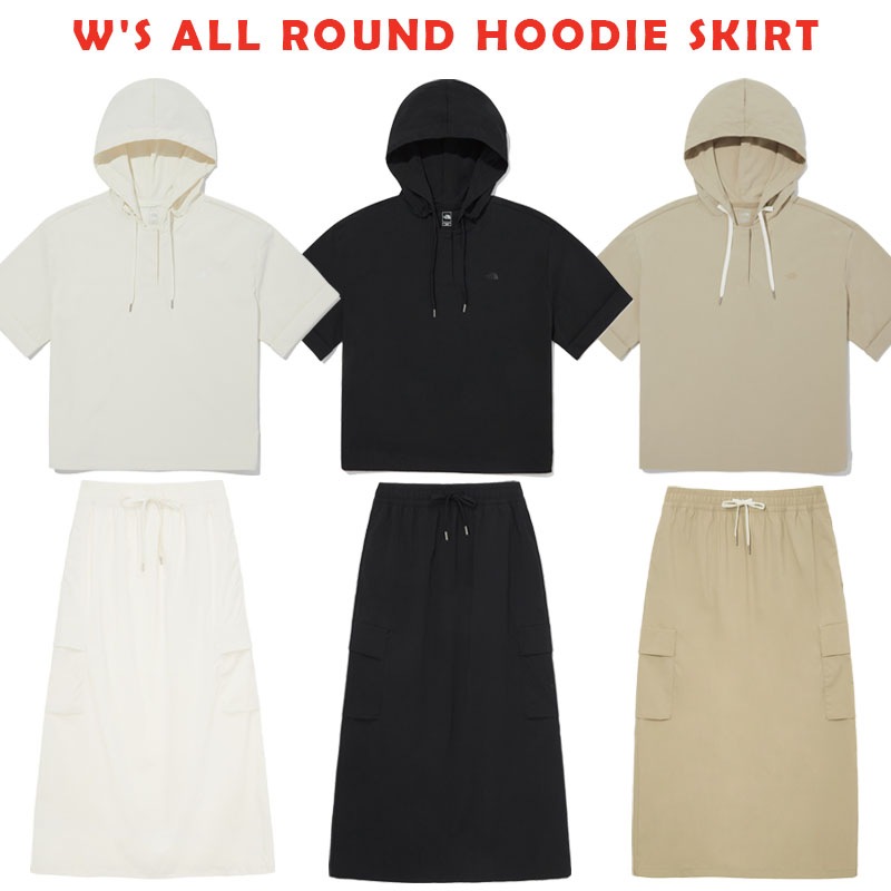 韓国正規品保証 関税負担なし NM5QQ30A WS ALL ROUND HOODIE デイリー 基本 着装 男子 女子 人気 韓国 ファッション 男女共用 アウトドア