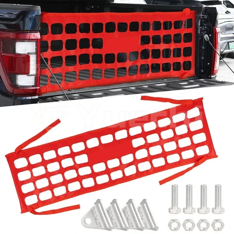 ニューカーゴネット トランク/ベッド オーガナイザー メッシュストレージネット ピックアップトラック カーゴネット トラックアクセサリー SUV 車 カー ピックアップトラック ベッド用 輸入品