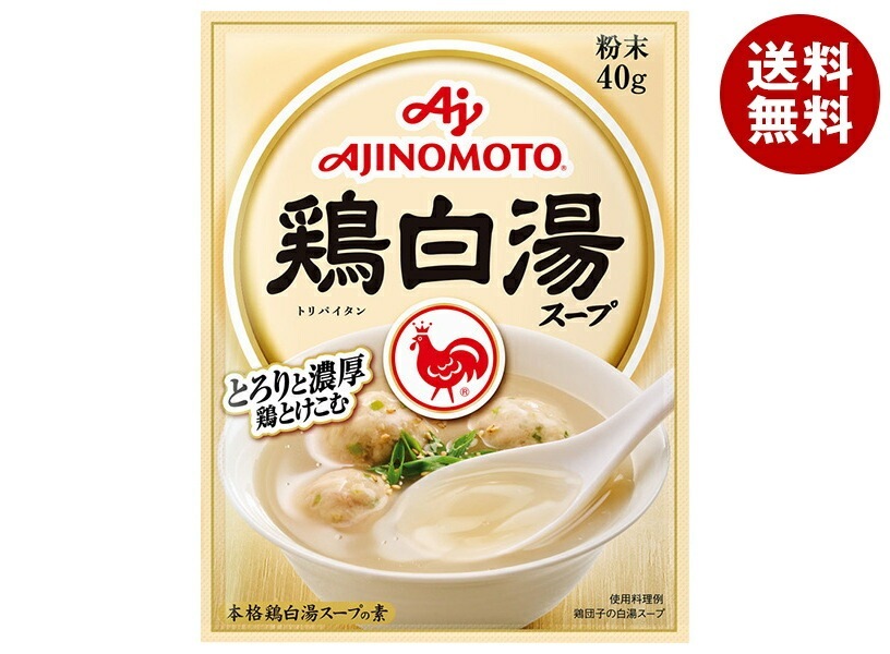 味の素 鶏白湯スープ 40g×20袋入×(2ケース)