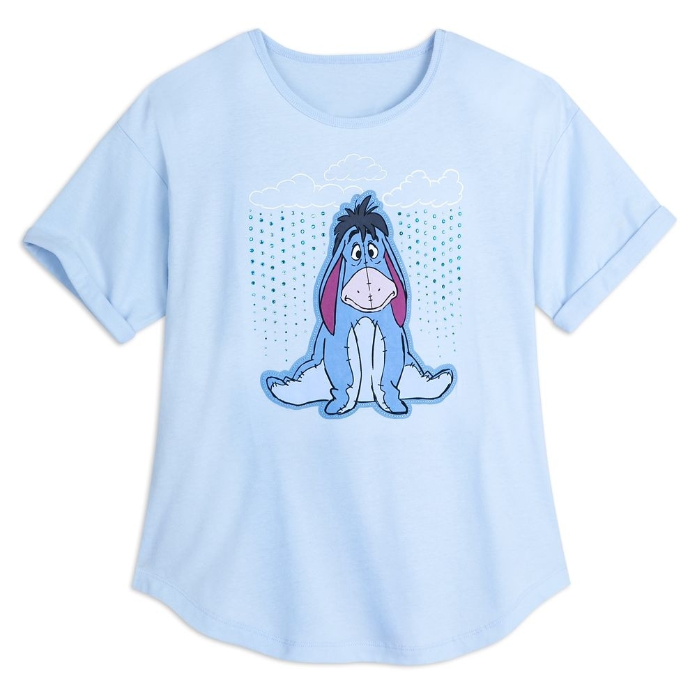 女性用ディズニーイーヨーTシャツくまのプーさん