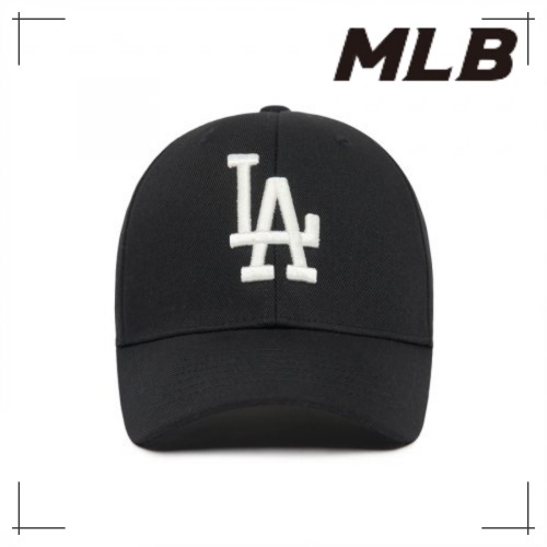 MLB公式正規品 キャップ New Fit Stretch Ball Cap LA (Black)