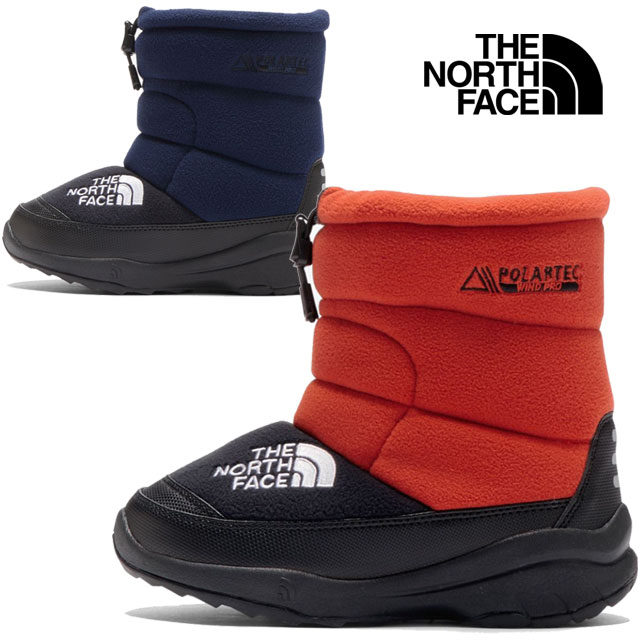 ザ・ノース・フェイス ヌプシ ブーティ VII ポーラーテック スノーブーツ キッズ 男の子 防風 ジュニア 女の子 ウインターブーツ 防寒 冬底 スノーシューズ 保温 子供靴 NFJ52470 TN