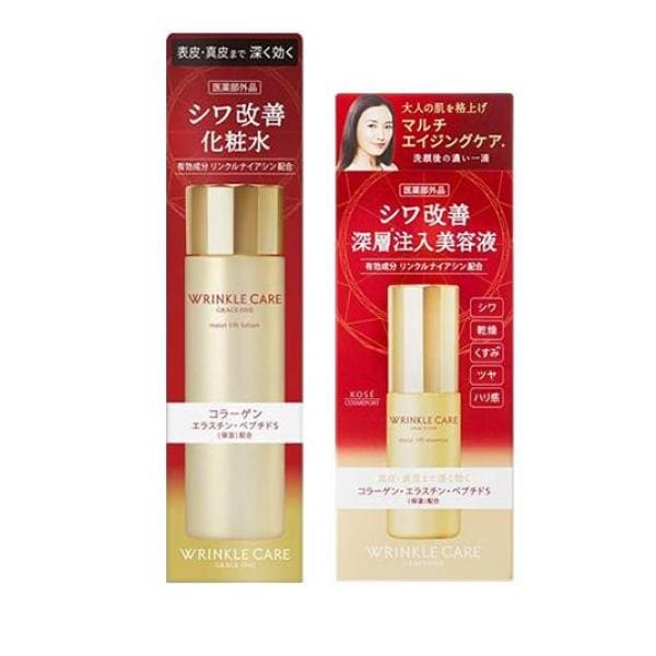 グレイスワン リンクルケア モイストリフト ローション 180mL &エッセンス 50mL