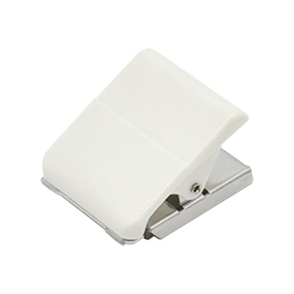 （まとめ）マグエックス マグネットハイブリッドクリップ S W31×D20×H34mm 白 MHC-100-W 1個 (×30セット)