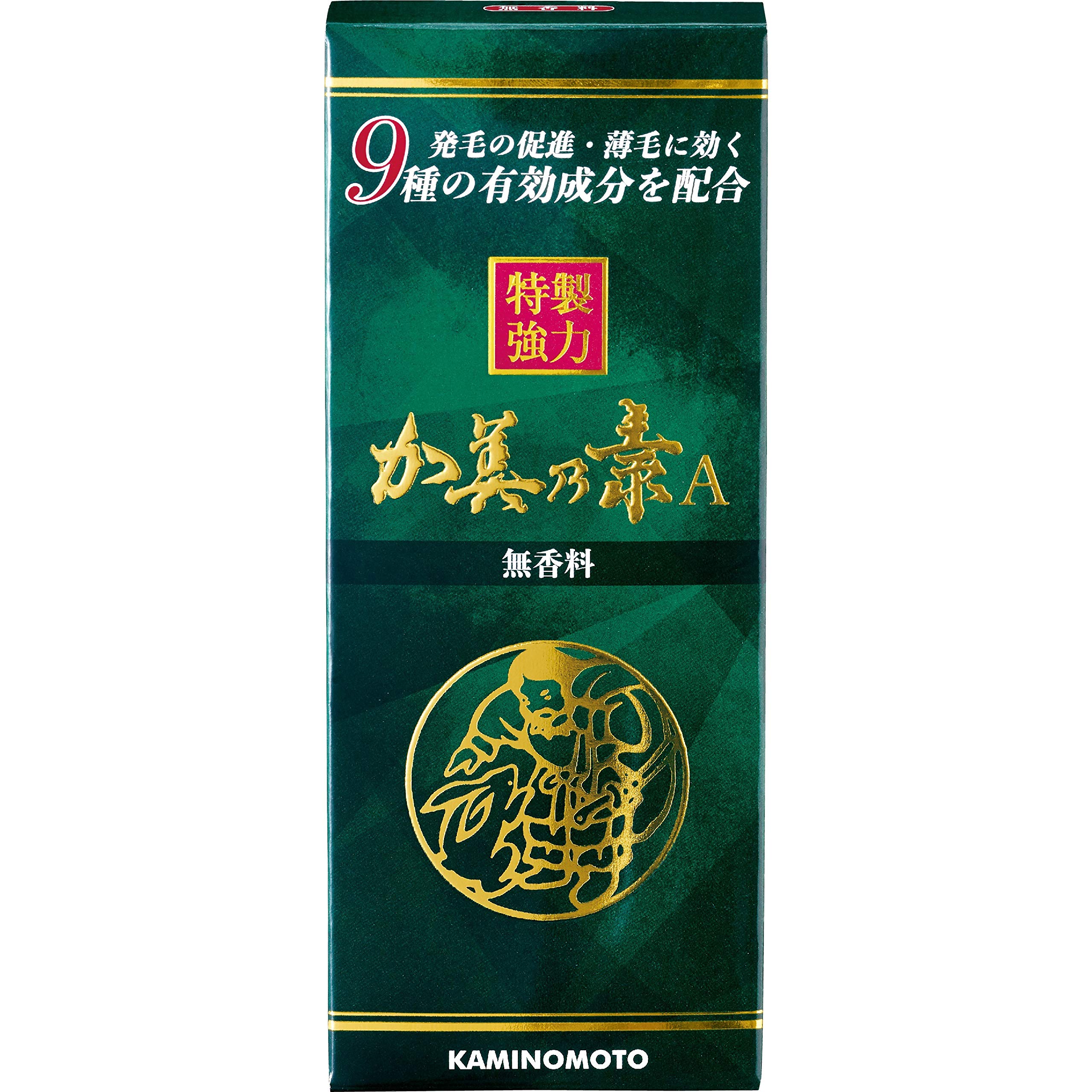 特製強力加美乃素A 無香料 180mL 育毛剤 抜け毛 加美乃素史上最大有効成分数 9種の有効成分 (医薬部外品)