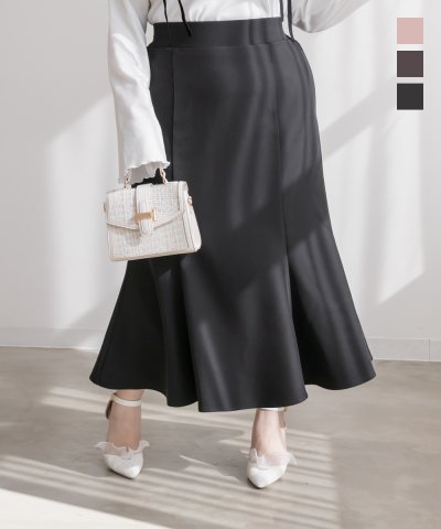 大きいサイズ レディース LL 3L 4L XL XXL XXXL CLETTEオリジナルマーメイドスカート