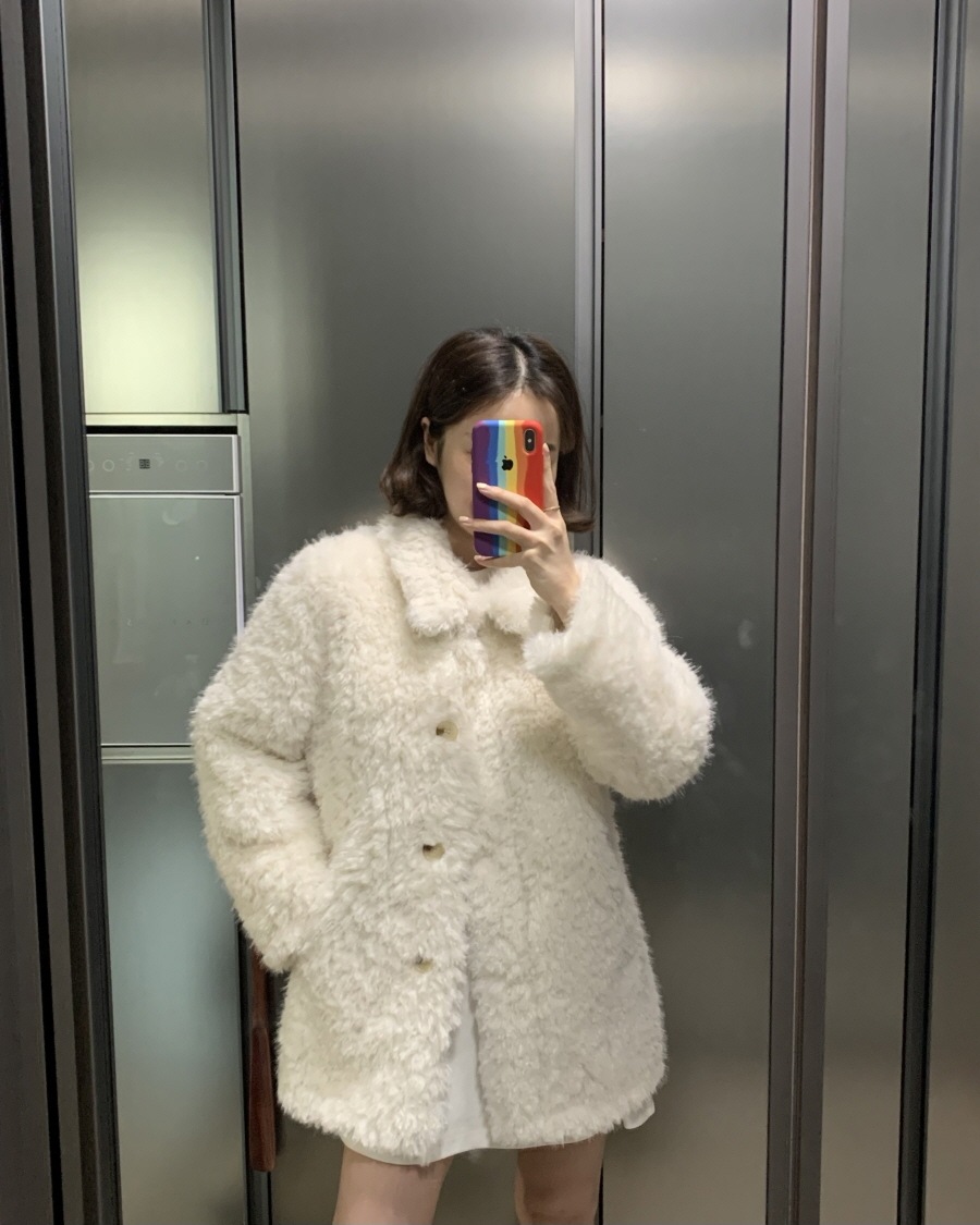 カラー ボア ジャケット