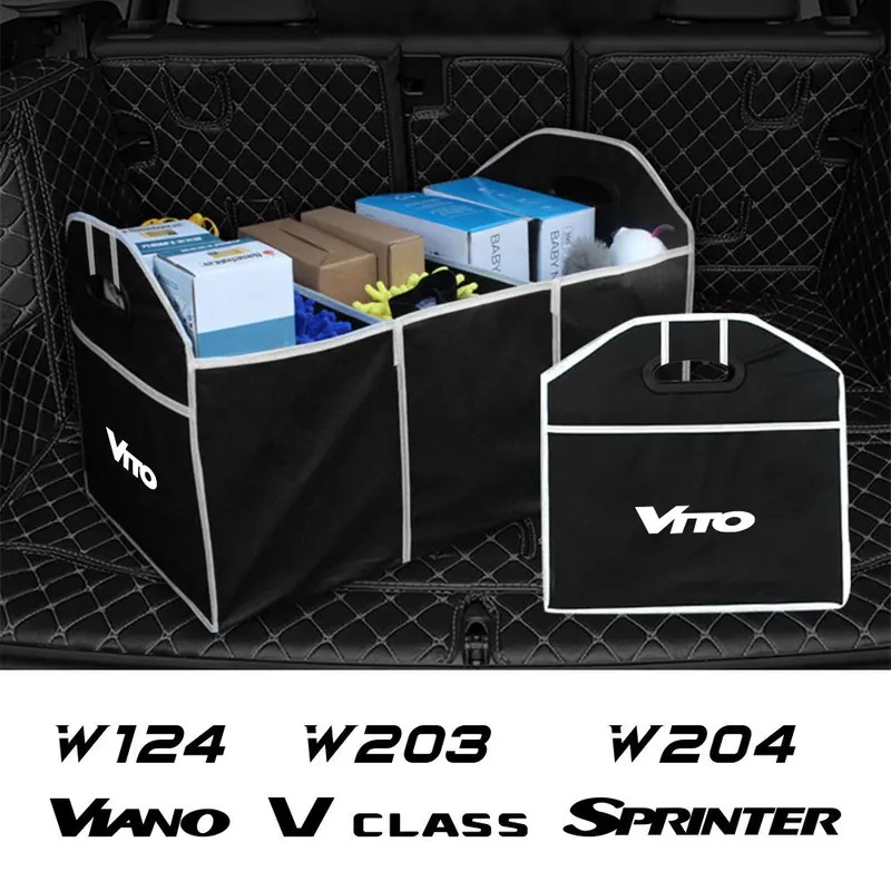 メルセデス用車用折りたたみ式収納バッグ,車内用アクセサリー,メルセデスベンツw124 w203 w204 vito w447 printer viano w639 w638 v