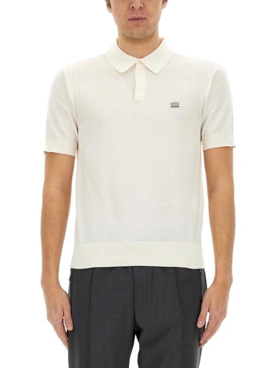 DOLCE & GABBANA Men Polo Shirts GXZ02T JBCE9W0111 White
