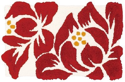 ラグ リノ レッド 50x80cm