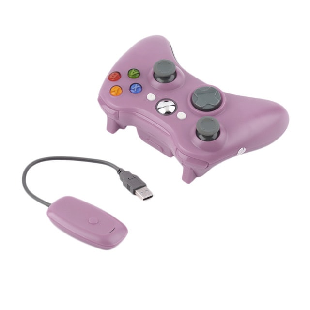 超定番 ピンクカラー2.4GワイヤレスゲームパッドジョイパッドゲームのXbox 値引 360コンソールの場合マイクロソフトのためにPCレシーバ付きリモコンのジョイスティック