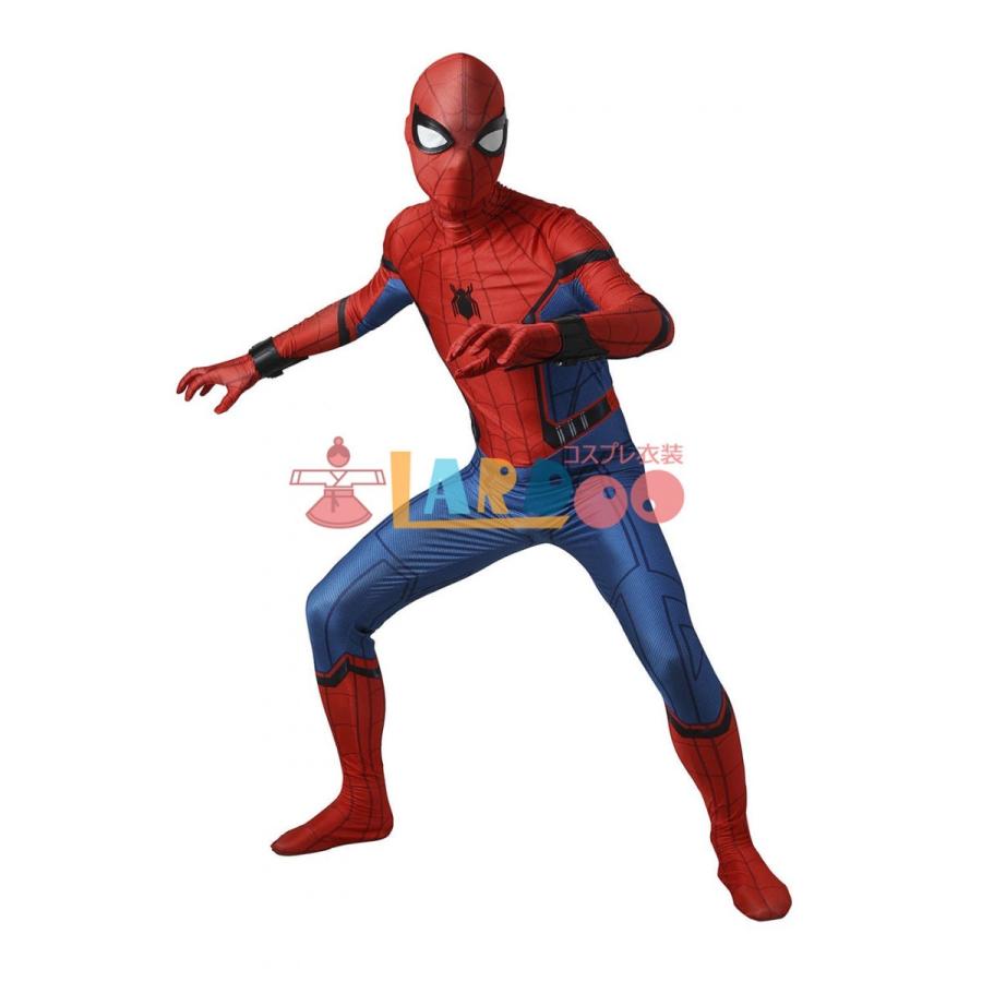 スパイダーマン：ホームカミング ピーター・パーカー コスプレ衣装 激安 アニメ コスチューム 仮装 cosplay386
