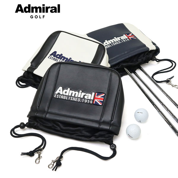 ヘッドカバー ブランド ゴルフ メンズ レディース アイアンカバー 単品 合皮 アイアン クラブカバー カバー 巾着 ヘッドカバーアイアン ADMG3AH4