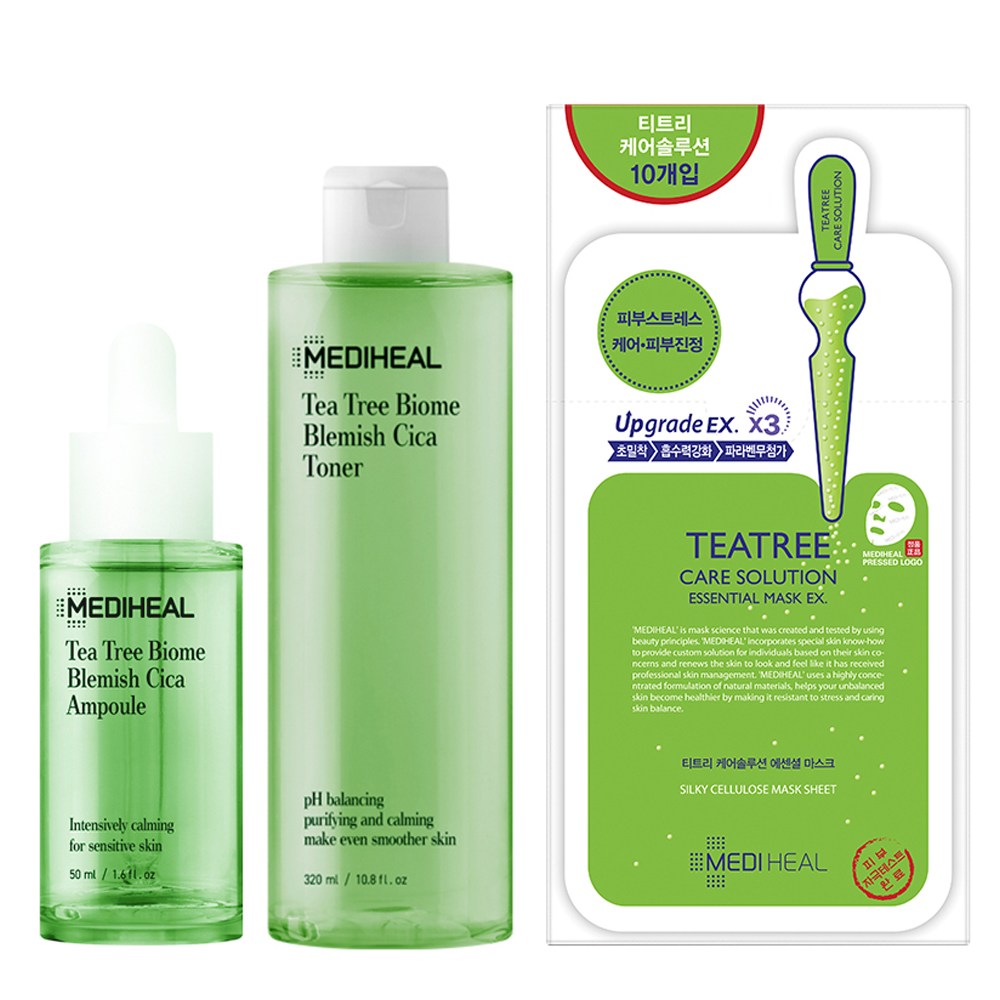 メディヒルティーツリーアンプル50ml +トナー320ml +マスクパック24ml x 10p企画セット1セット
