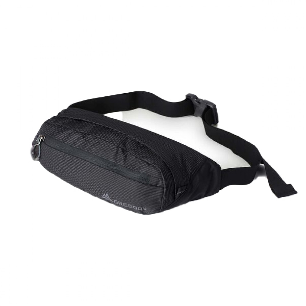 (Gregory) Gregory Nano ウエストパックヒップミニ-オブシディアンブラックアウトドアバッグ