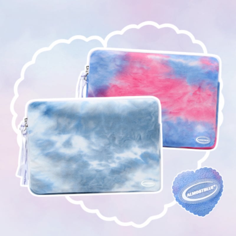 ALMOSTBLUE/TIE DYE LAPTOP POUCH (iPad/11/13/15 in)