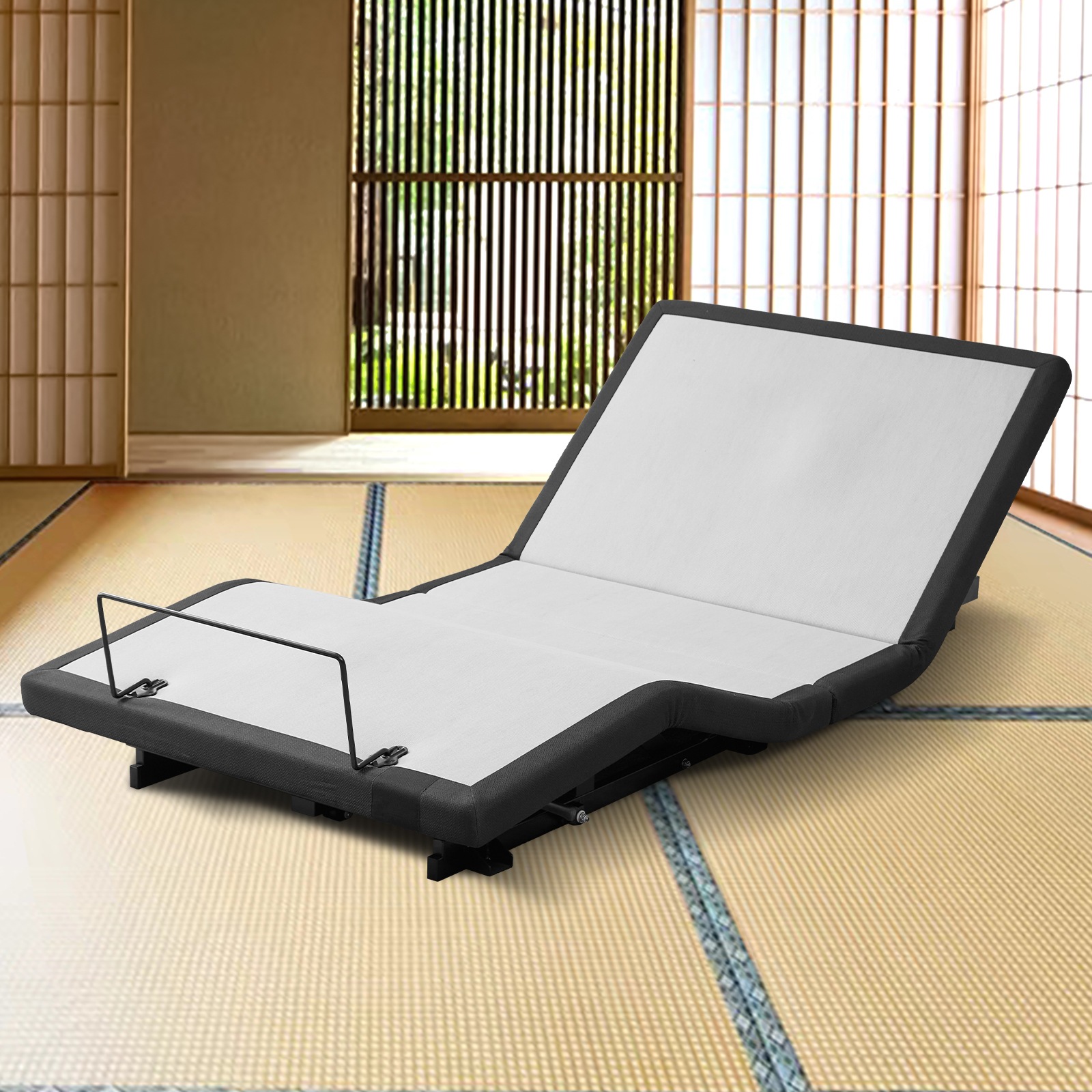 【国内発送&送·料·無·料】電動ベッド,畳ベッド,折りたたみベッド,ベッドライト付き,196*97cm,2モーター,usbとtypec付き,家庭用,シングル,角度調整1145,高さ調節,組立簡単,,,