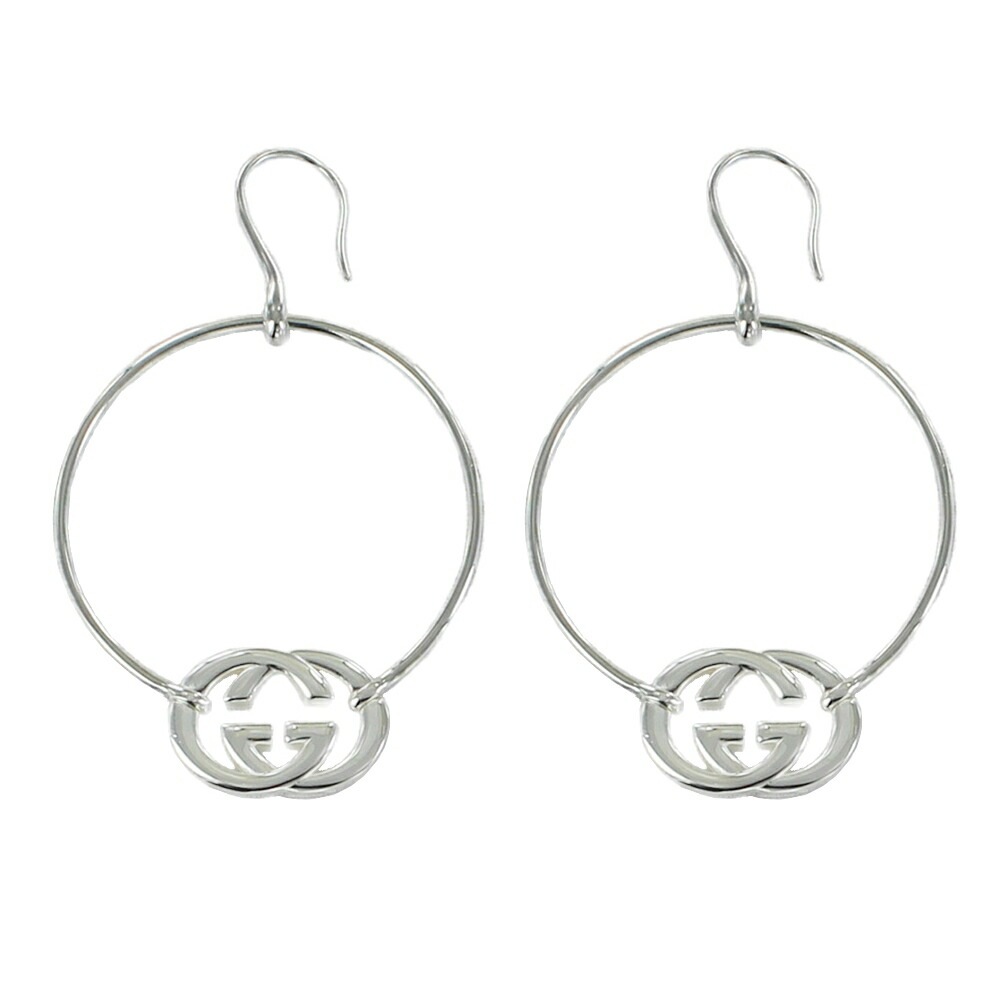 GUCCI グッチ ピアス フック ロッキングG レディース シルバー925 両耳ピアス シンプル おしゃれ 結婚式 結婚記念日 プレゼント 妻 彼女 誕生日プレゼント 女性 母 お祝い ギフト チェ