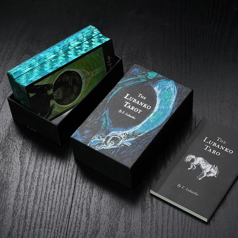 をlubankoタロット78カードタロットデッキと冊子金色エッジ起源サイズ12 7サイズ標準78カードとは完全にイラスト
