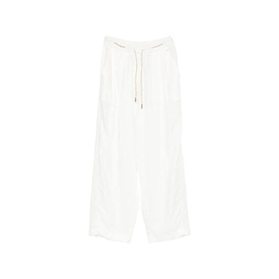 HERNO Women Palazzo Pants 12689 PT000222D 1000 WHITE