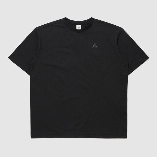ユニレターグラフィックルフレッシュルーズフィット半袖Tシャツ（QR123LRS21_BLK）