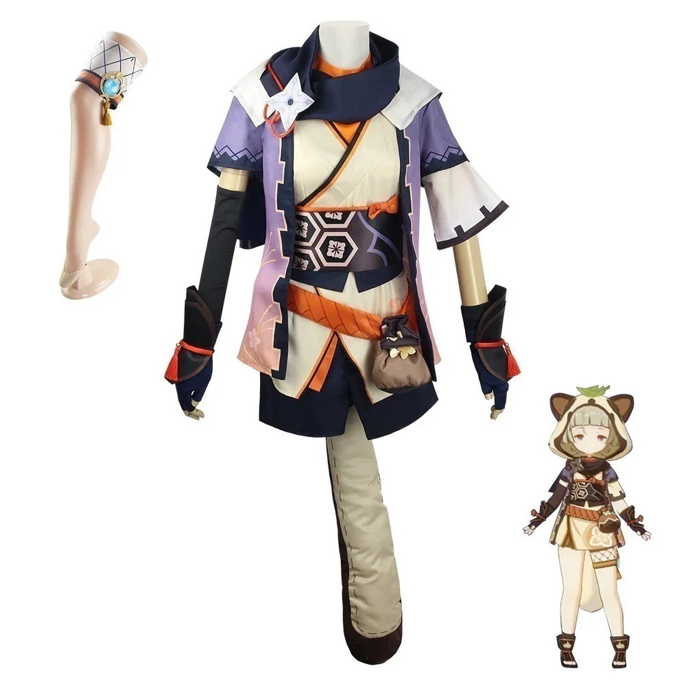 【2026新作-975】元神cos服忍里タヌキ早柚フルセットコスプレアニメゲームコスプレ舞台服