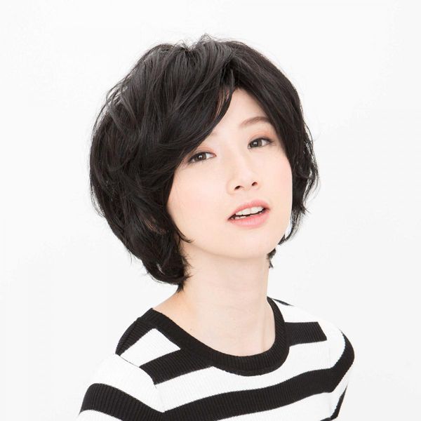 ラパンドアール 1089 ソフトカールボブ(スタンダードブラック) (送料無料) Lapin d o