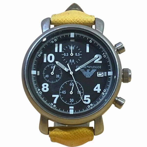 アルマーニ クォーツ MOD EA07 クロノグラフ 時計 腕時計 メンズ 【中古】